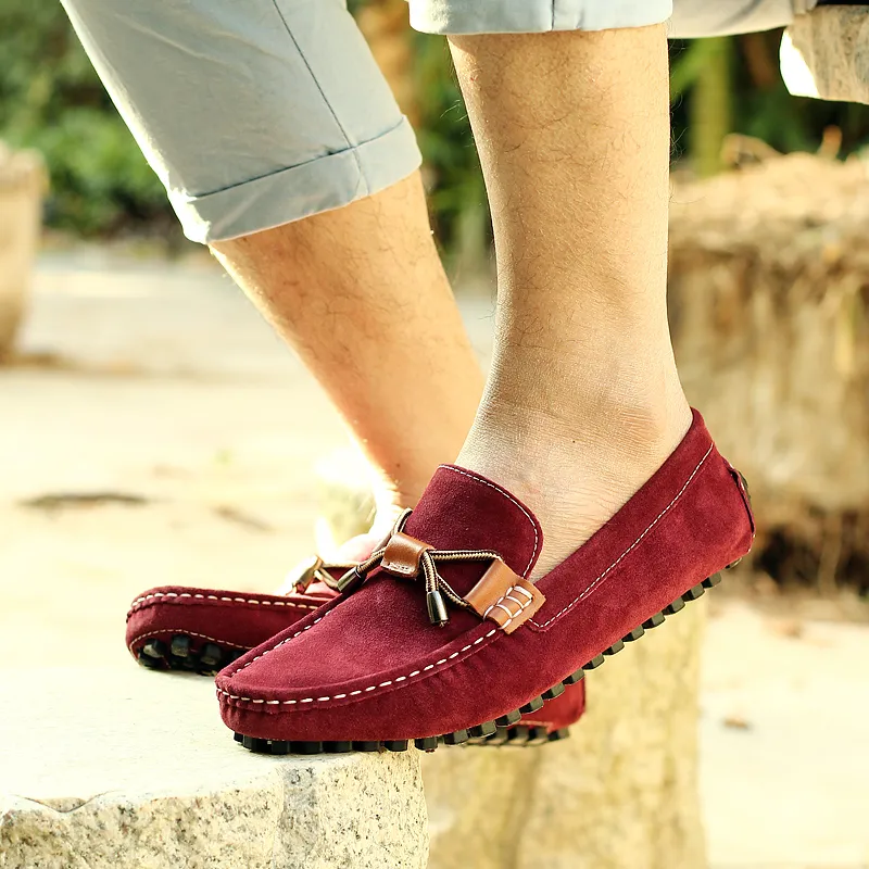 Bull charm Gommino Loafers Men-7