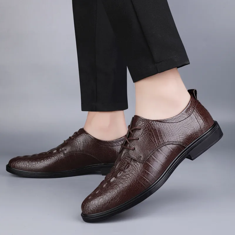 Bull charm Men's Casual Shoes Men Low Top Black/Brown-11