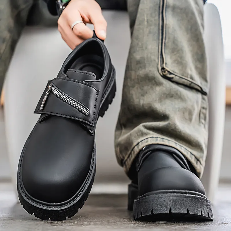 Bull Charm Casual Shoes Men's Black-5
