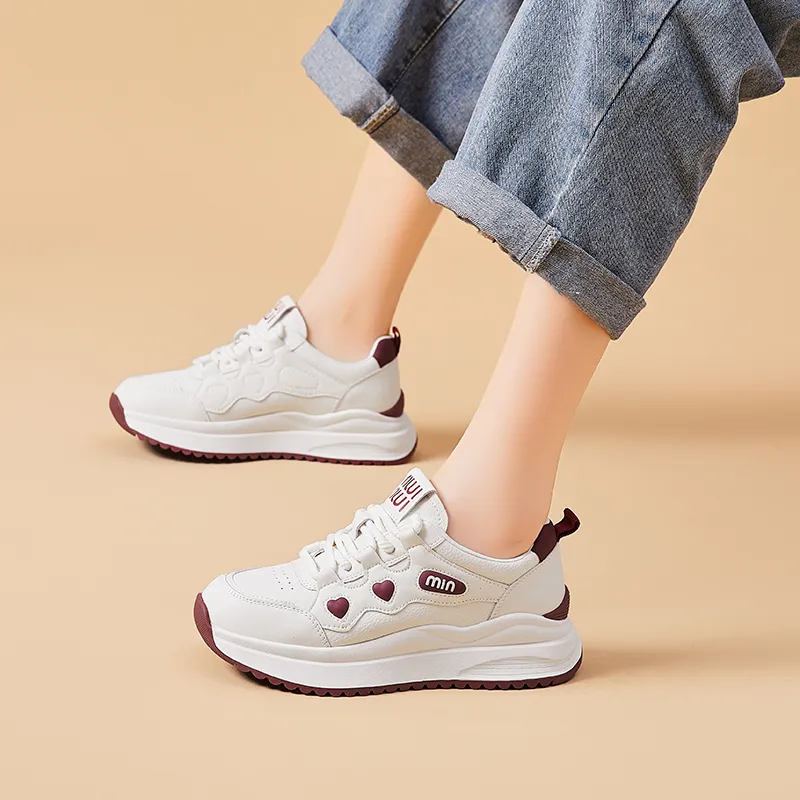 Bull Charm Abrasion Resistant Low Top Casual Shoes Women's-2