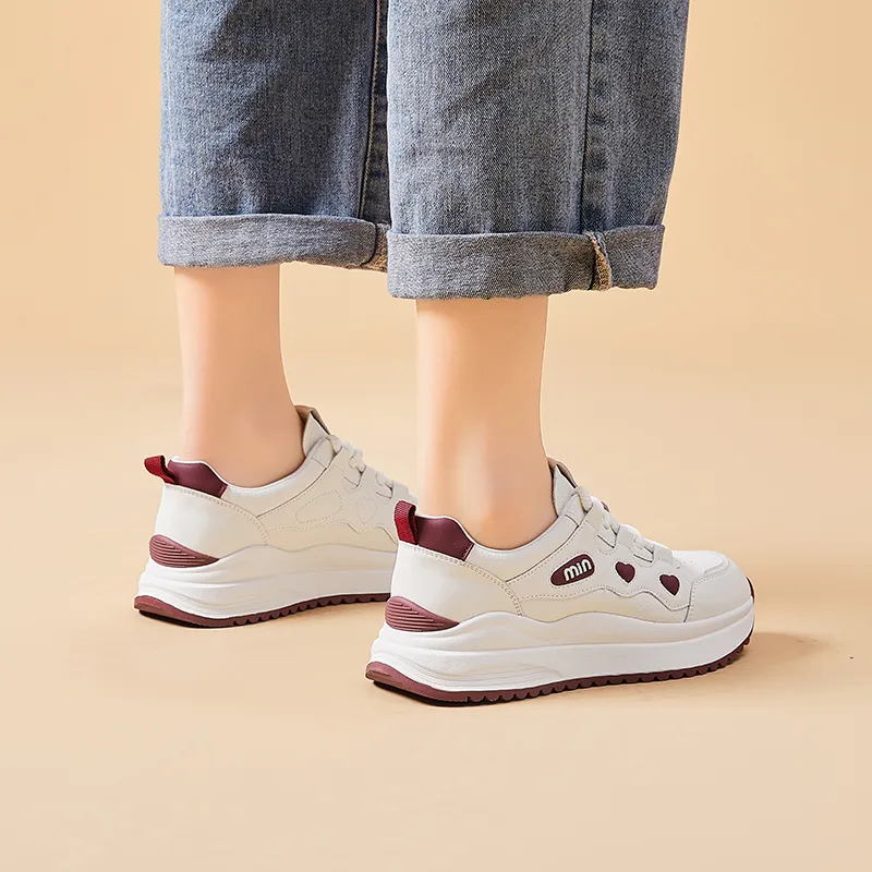Bull Charm Abrasion Resistant Low Top Casual Shoes Women's-3