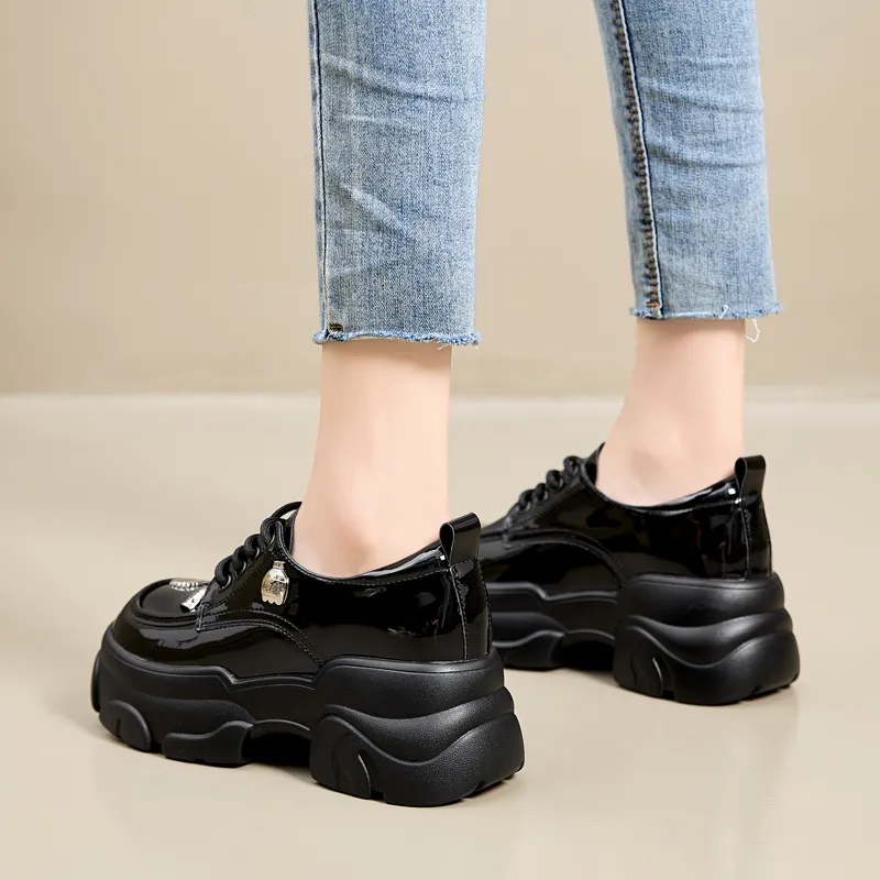 Bull Charm Loafers Women's Black-5