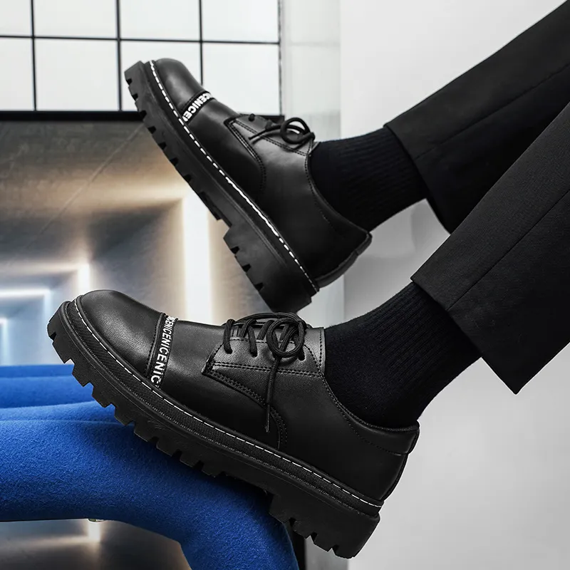 Bull Charm Casual Shoes Men's Black-4