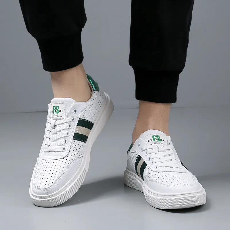 Bull Charm Durable Breathable Low-Top Skateboard Shoes Men's-21