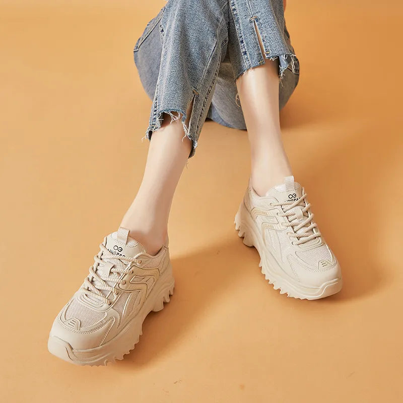 Bull Charm Low-Top Chunky Sneakers Women's-3