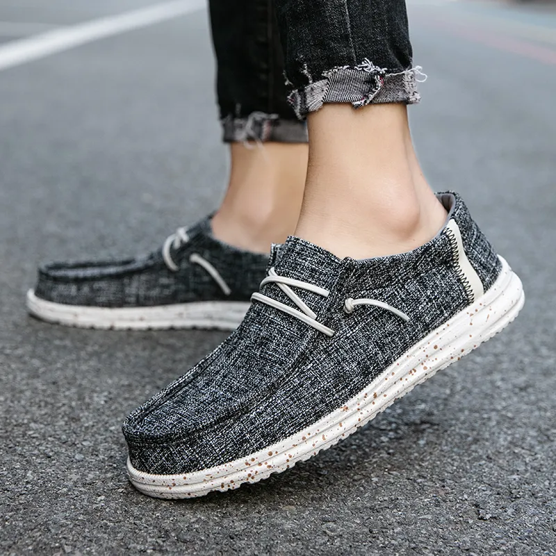 Bull charm Men's Casual Shoes Men Low Top Black/Beige/Dark Blue-2