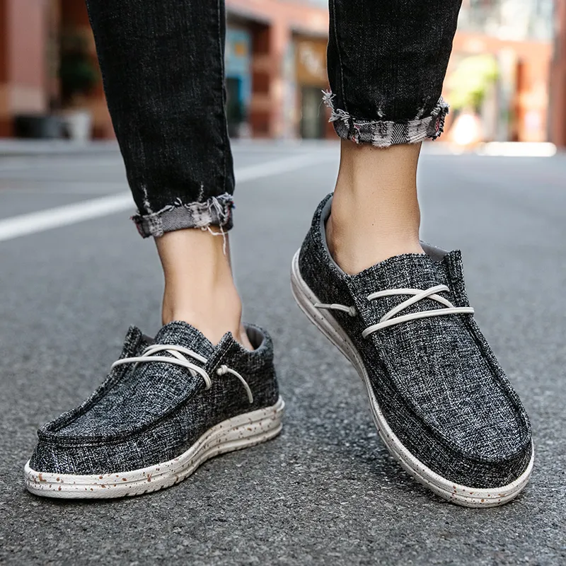 Bull charm Men's Casual Shoes Men Low Top Black/Beige/Dark Blue-1