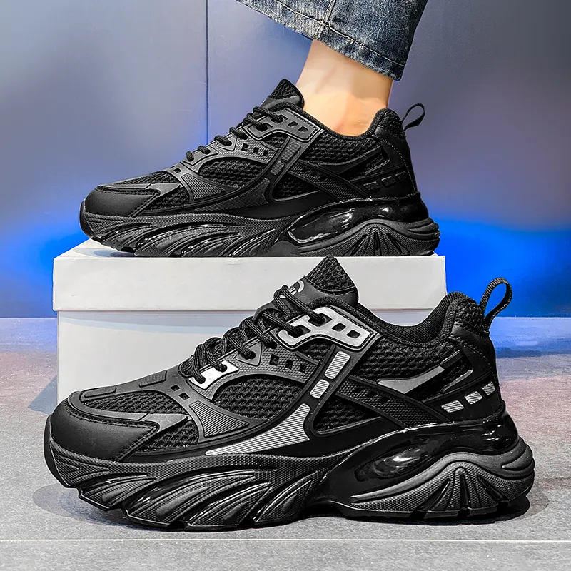 Bull Charm Slip Resistant Low Top Chunky Sneakers Men's-13