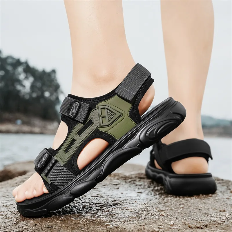 Bull charm Beach Sandals Men-14