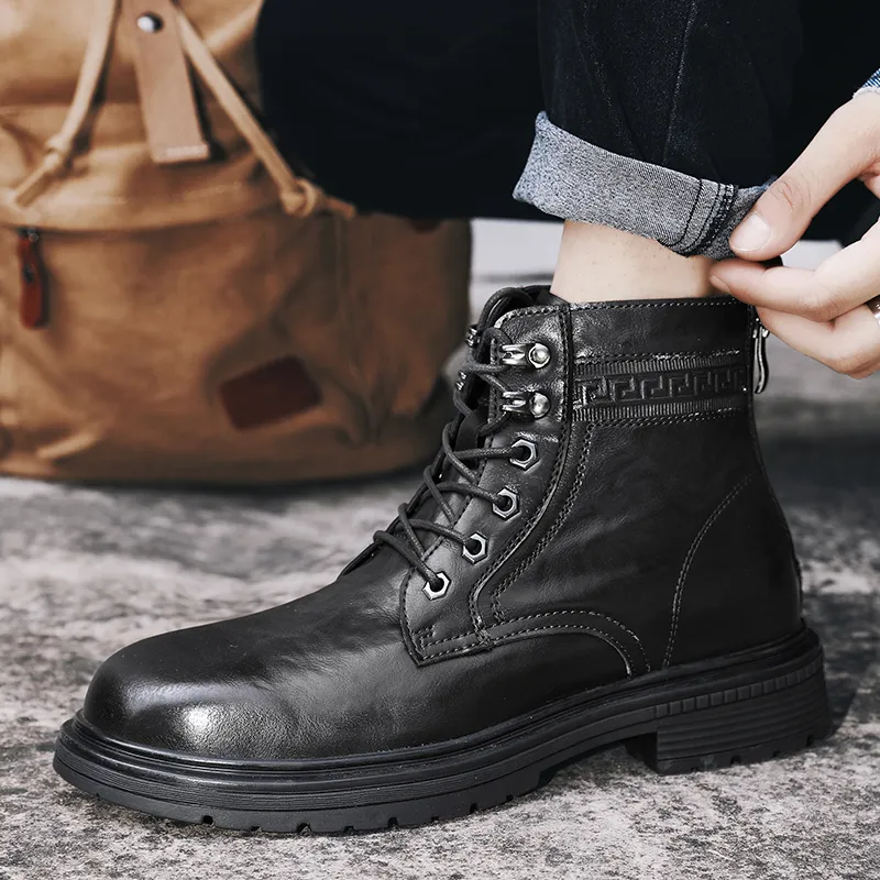 Bull Charm Short Martin Boot Men's-10
