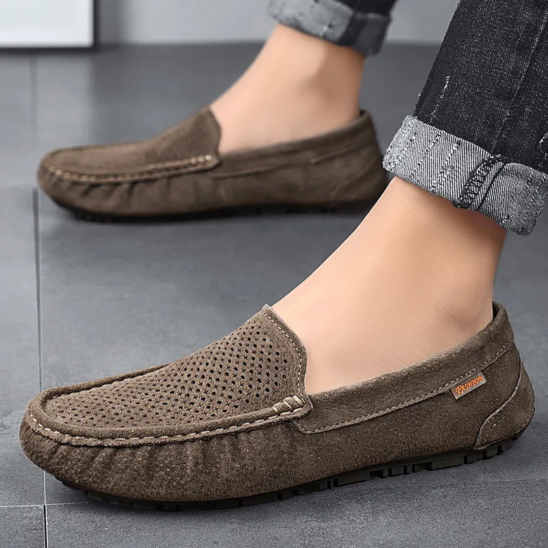 Bull charm Men's Casual Shoes Men Low Top Khaki/Dark Khaki/Black/Blue/Coffee/Light Green/Gray-5