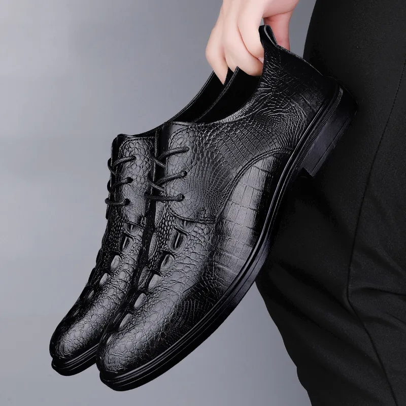 Bull charm Men's Casual Shoes Men Low Top Black/Brown-4