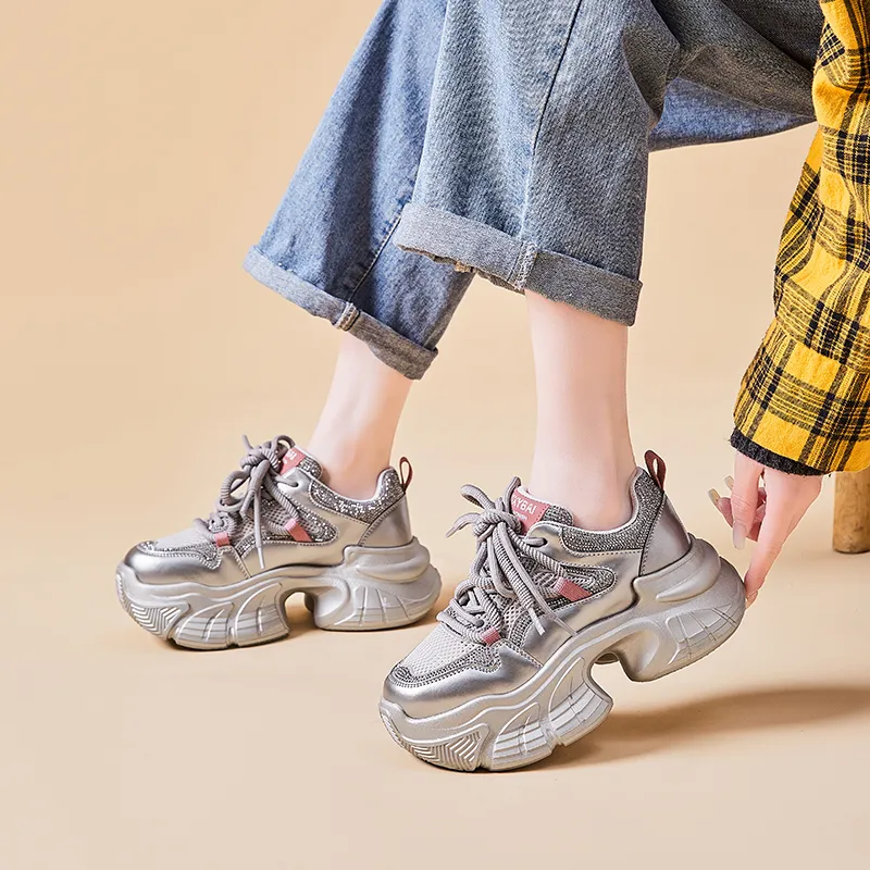 Bull Charm Chunky Sneakers Women's-3