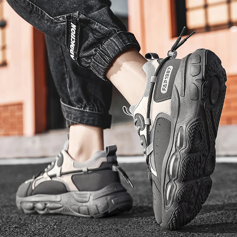 Bull Charm Anti-Slip Wear-Resistant Low-Top Casual Shoes Men's-5