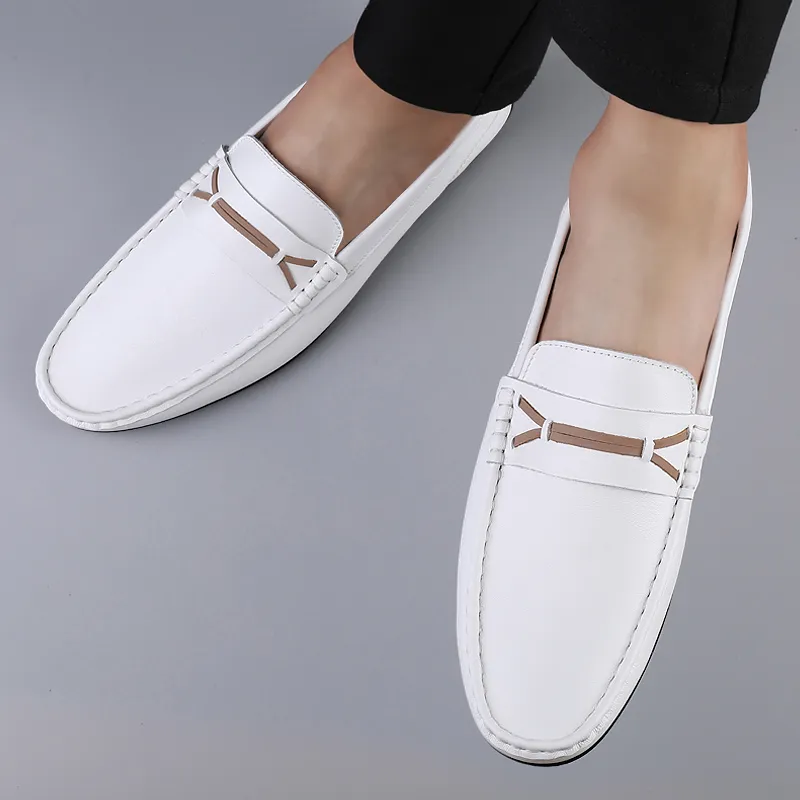 Bull charm Men's Casual Shoes Men Low Top Black/White-7