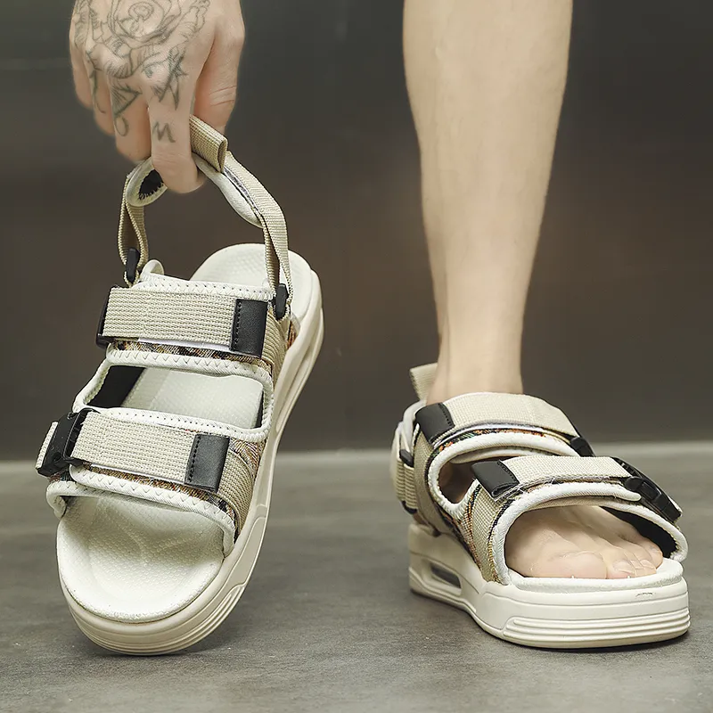 Bull charm Beach Sandals Men-7