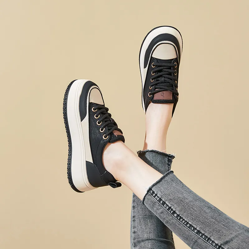 Bull Charm Abrasion-Resistant Slip-Resistant Low-Top Skateboard Shoes Women's-2