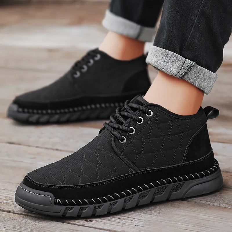 Bull charm Men's Casual Shoes Men Mid Top-4