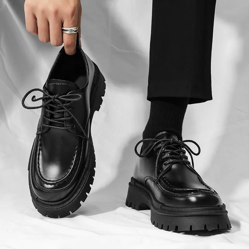 Bull Charm Casual Shoes Men's Black-5