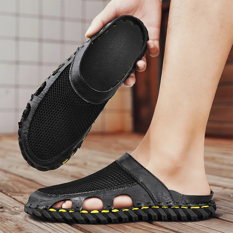 Bull charm Closed Toe Slippers Men-4