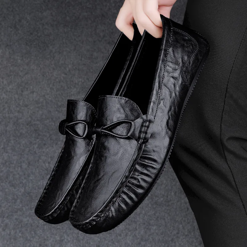 Bull charm Gommino Loafers Men-4