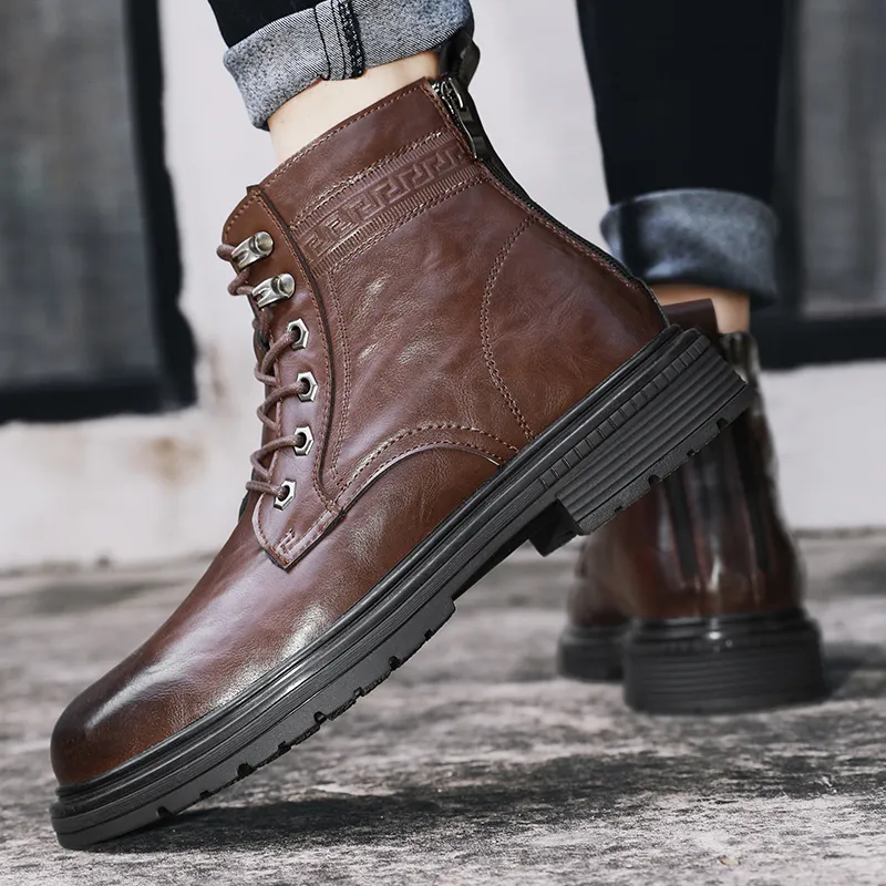 Bull Charm Short Martin Boot Men's-2