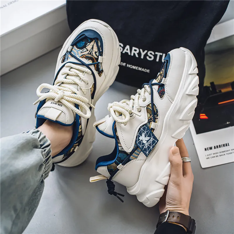Bull Charm Low-Top Chunky Sneakers Men's-3