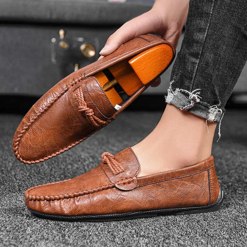 Bull charm Loafers Men-7