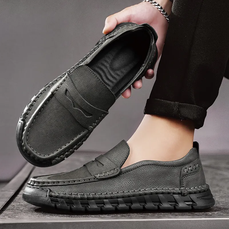 Bull charm Men's Casual Shoes Men Low Top Black/Brown/Gray-15