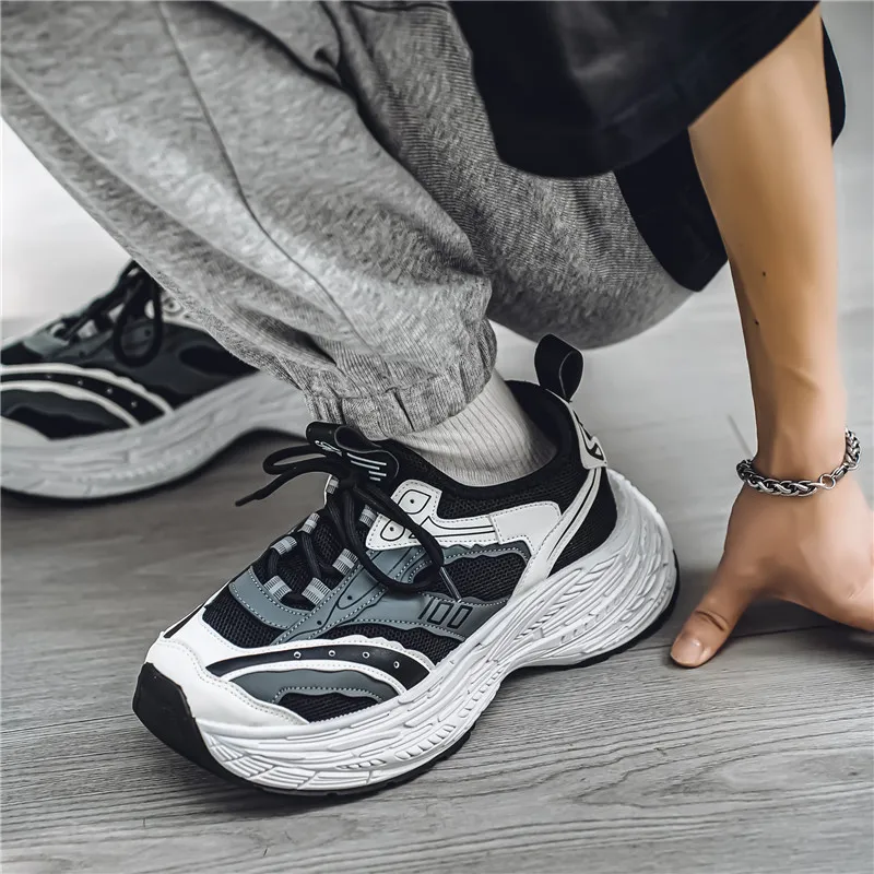 Bull Charm Low-Top Chunky Sneakers Men's-11