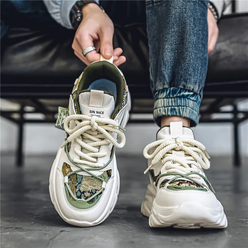 Bull Charm Low-Top Chunky Sneakers Men's-7