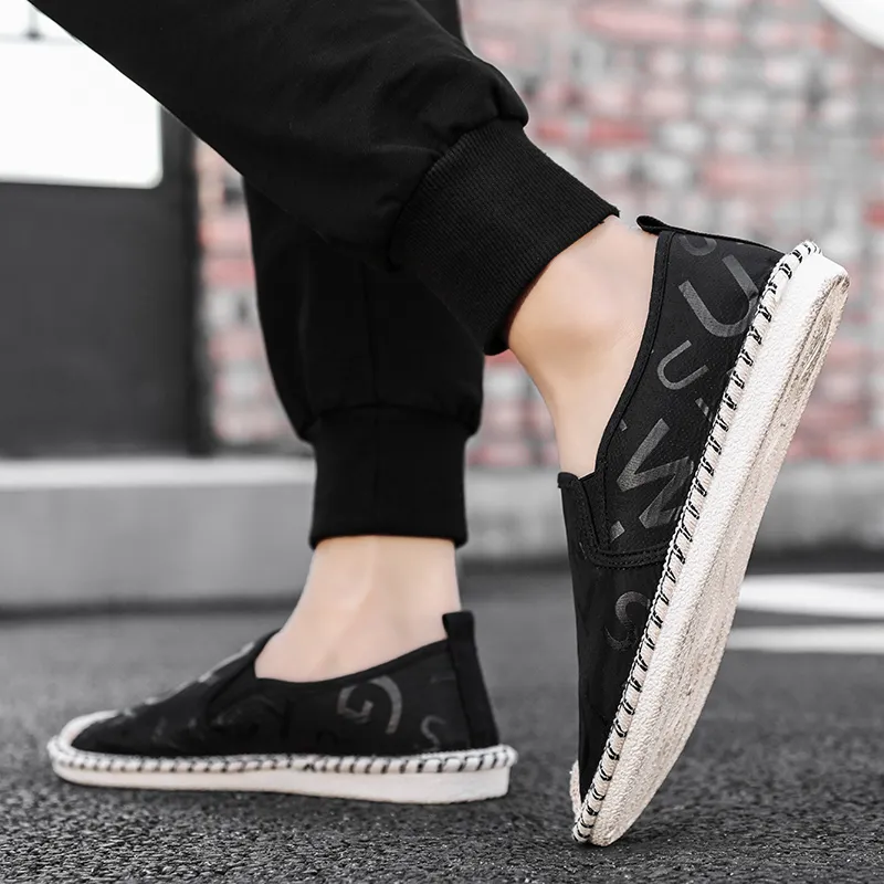 Bull charm Men's Casual Shoes Men Low Top Black/White-6