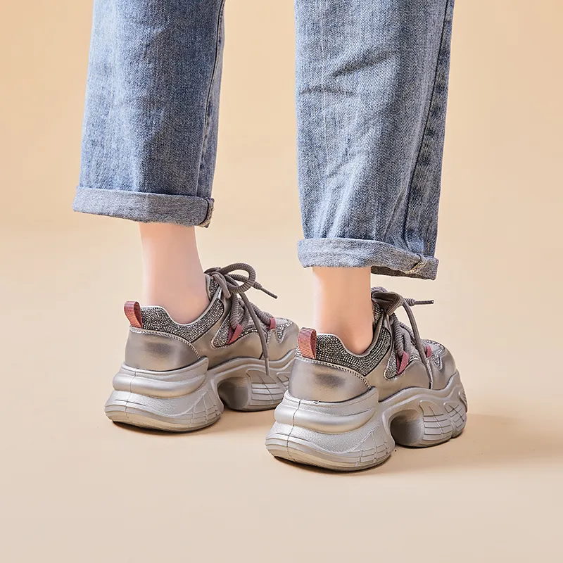 Bull Charm Chunky Sneakers Women's-2
