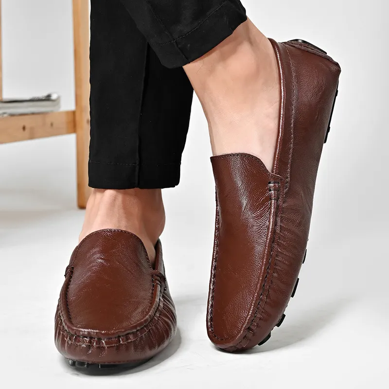 Bull charm Men's Casual Shoes Men Low Top Black/White/Brown-17