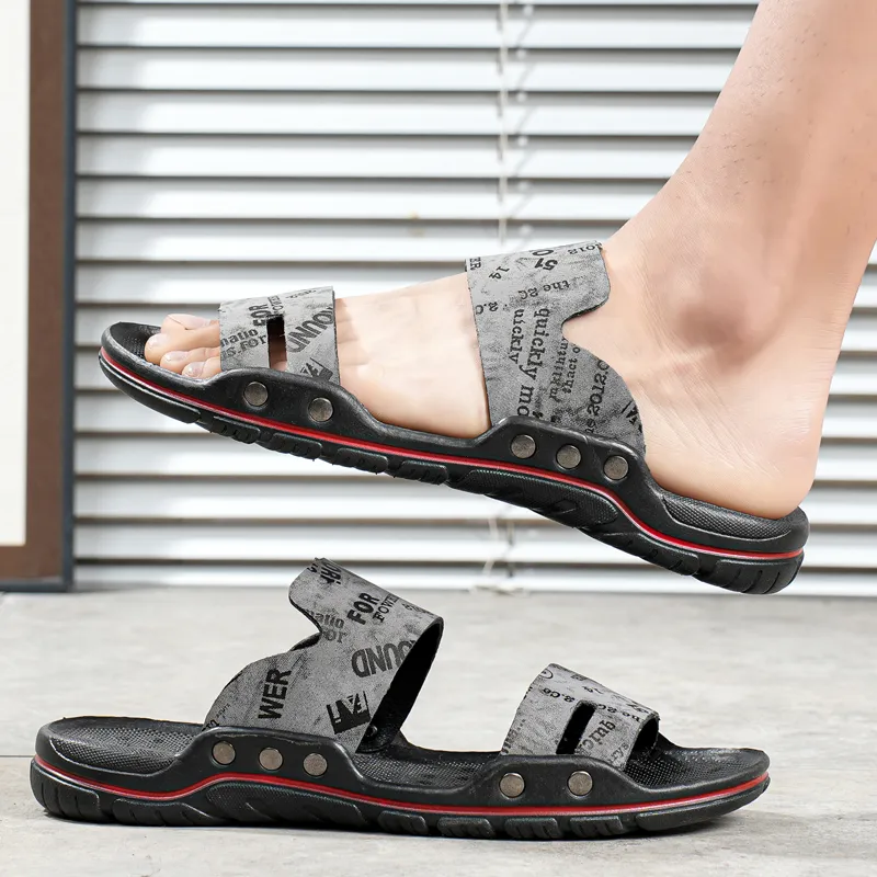 Bull charm Beach Sandals Men-8