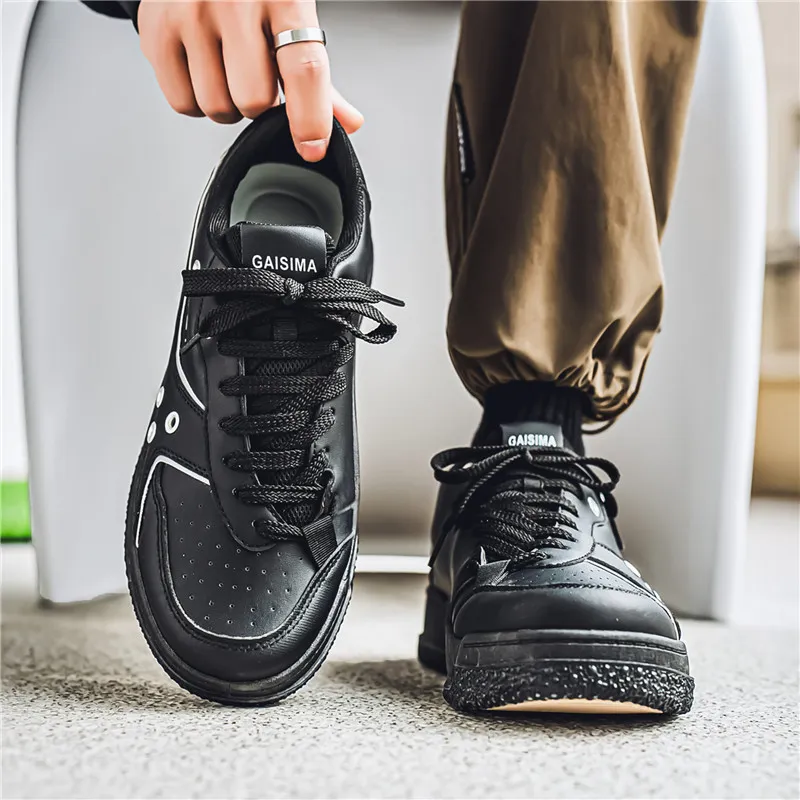 Bull Charm Durable Breathable Low Top Skateboard Shoes Men's-15