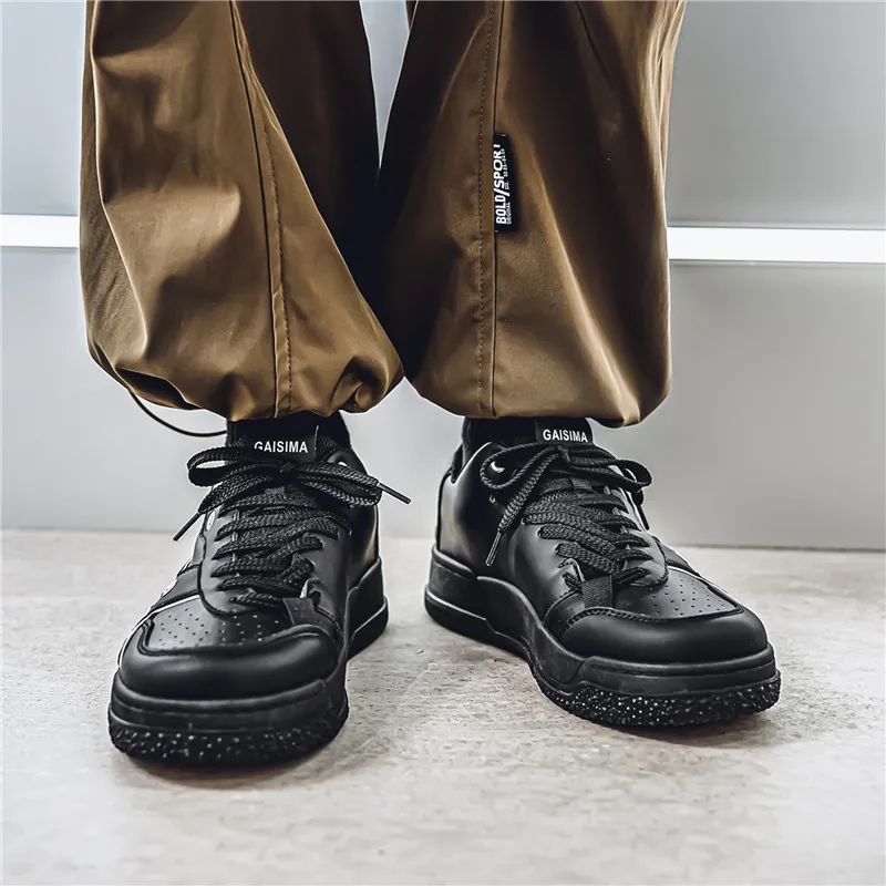 Bull Charm Durable Breathable Low Top Skateboard Shoes Men's-17