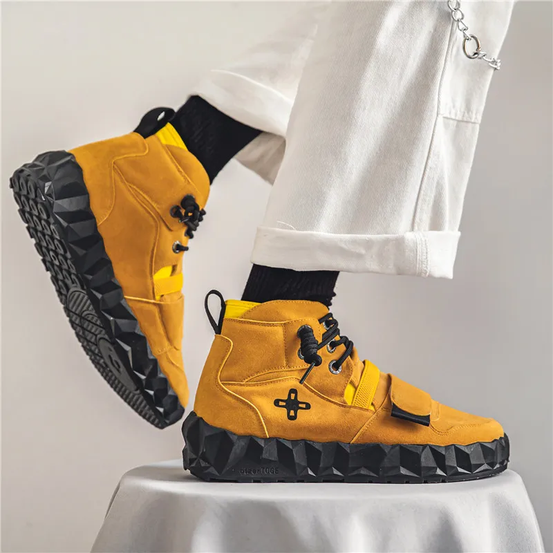 Bull Charm High Top Casual Shoes Men's-6