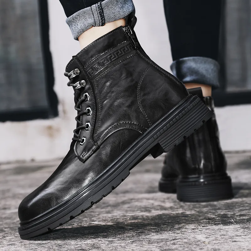 Bull Charm Short Martin Boot Men's-8