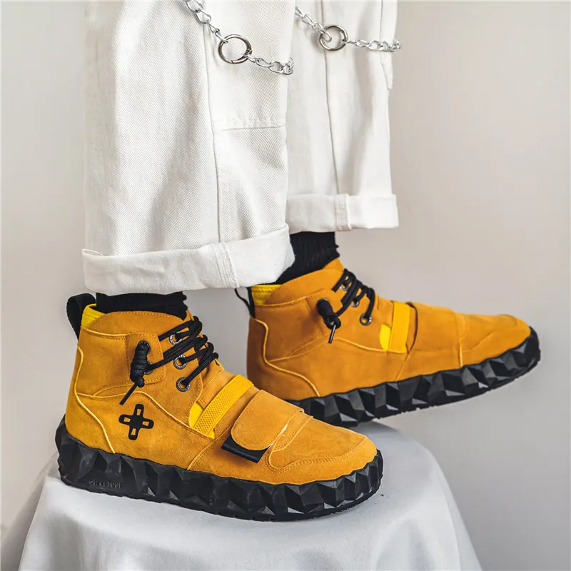 Bull Charm High Top Casual Shoes Men's-7