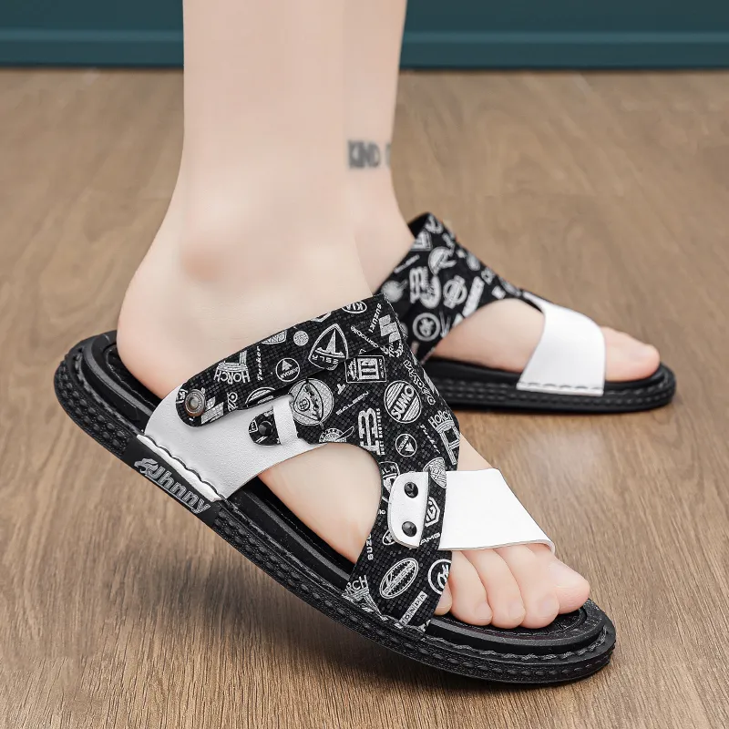 Bull charm Beach Sandals Men-9