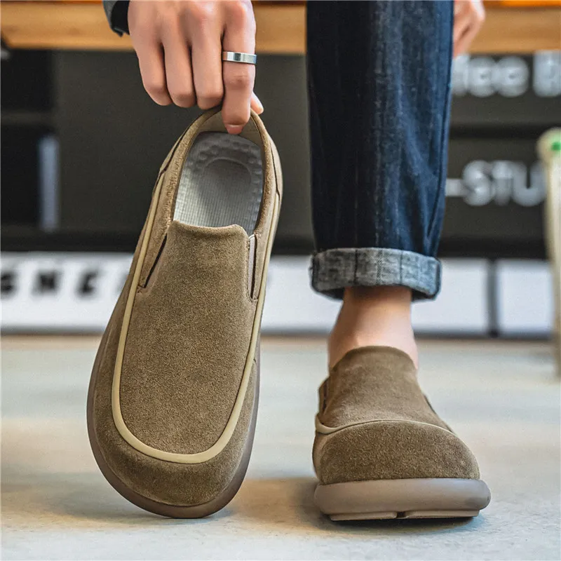 Bull charm Men's Casual Shoes Men Low Top Khaki/Black/Chestnut-15