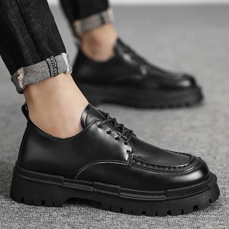 Bull Charm Casual Shoes Men's Black-2