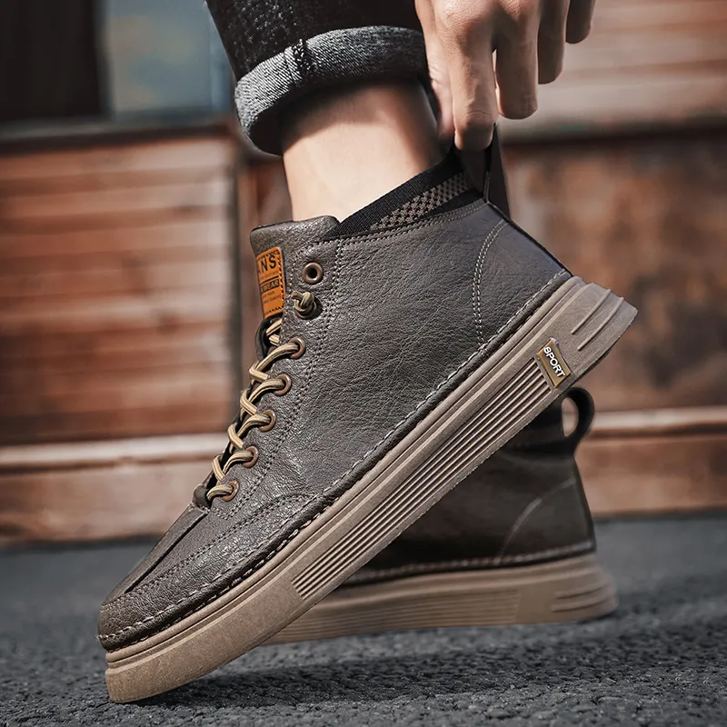 Bull Charm Abrasion Resistant Mid Top Skateboard Shoes Unisex-8
