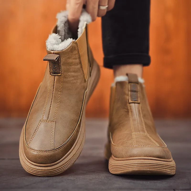 Bull Charm Short Chelsea Boots Men's-8