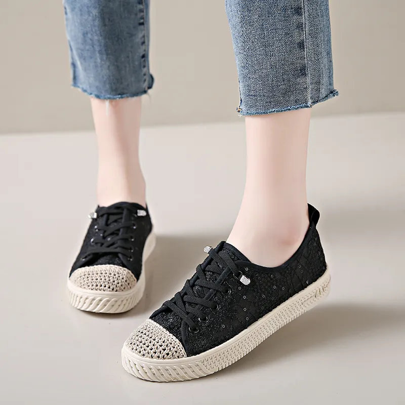 Bull charm Espadrilles Women's Black/Khaki-2