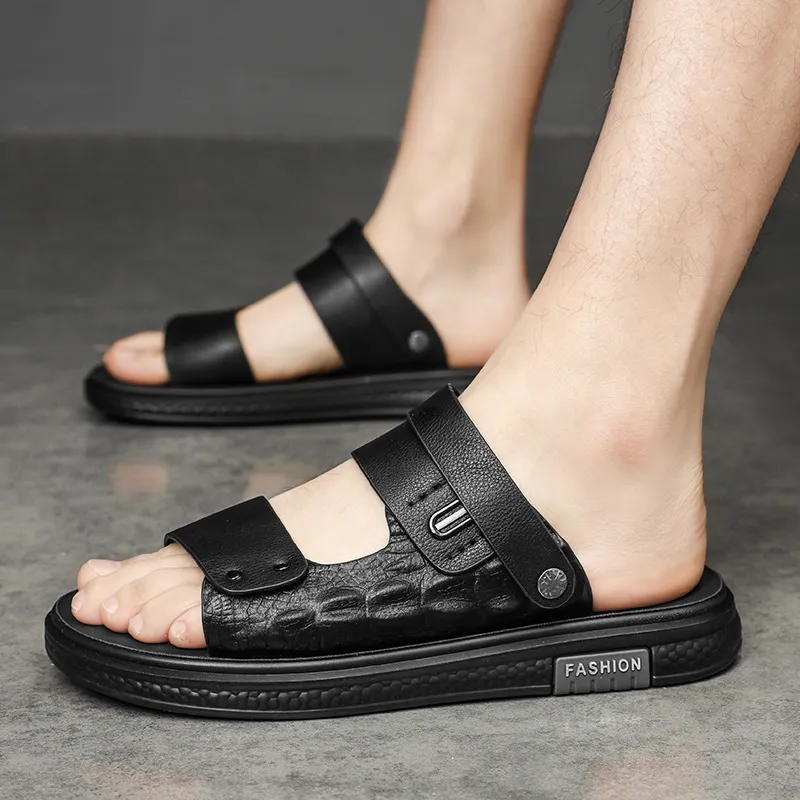 Bull charm Beach Sandals Men-6