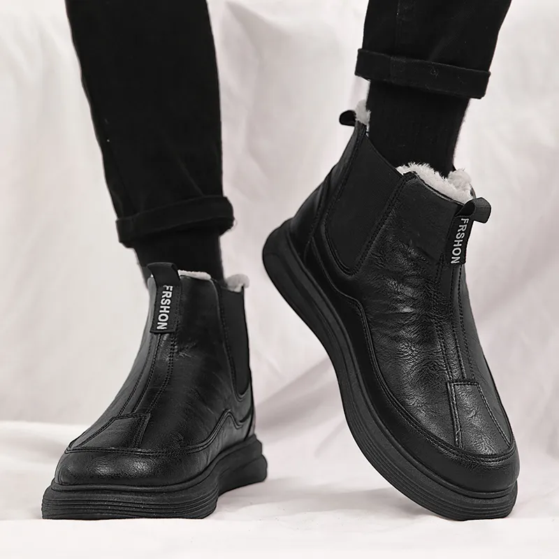 Bull Charm Short Chelsea Boots Men's-1