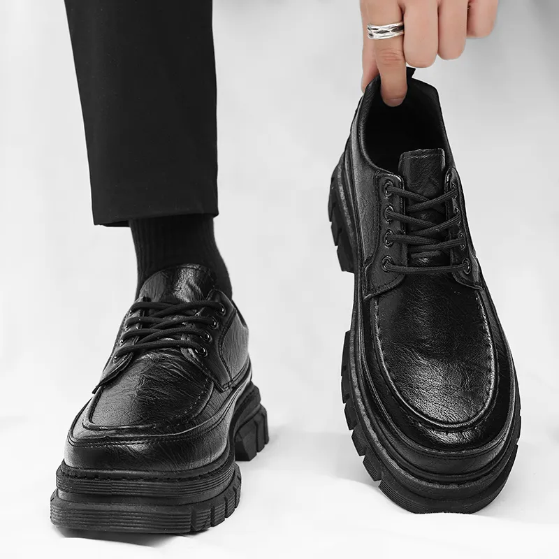 Bull Charm Casual Shoes Men's Black-1