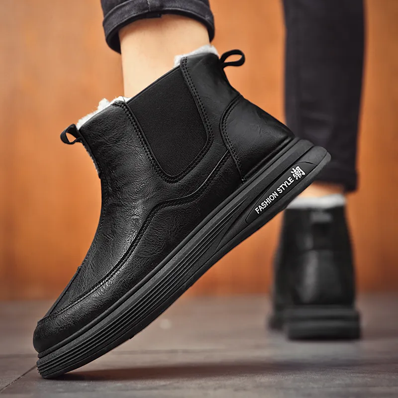 Bull Charm Short Chelsea Boots Men's-5
